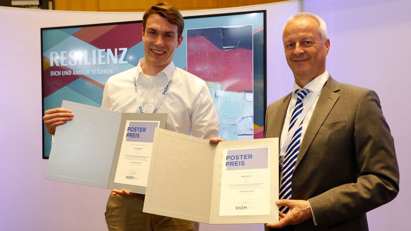 Universitätsklinikum Regensburg, Posterpreis, Noah Sendtner, Noah Brandl