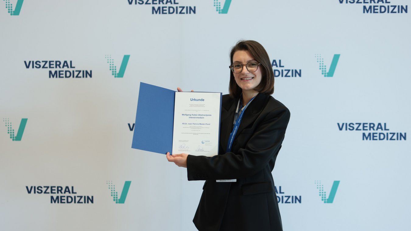 UKR, Uniklinikum Regensburg, Universitätsklinikum Regensburg, regensburg, Wolfgang Huber-Abstractpreis Intensivmedizin, PD Dr. Patricia Mester-Pavel, Klinik und Poliklinik für Innere Medizin I, Intensivmedizin,