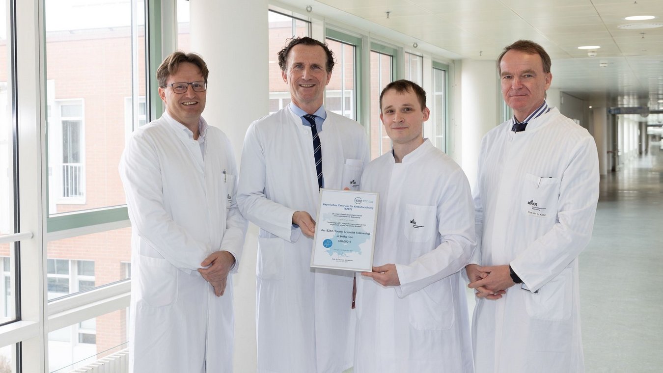 UKR, Uniklinikum Regensburg, Universitätsklinikum Regensburg, Bayerisches Zentrum für Krebsforschung, BZKF, Krebsforschung, Krebsmedizin. Dr. Dennis Harrer, Klinik und Poliklinik für Innere Medizin III