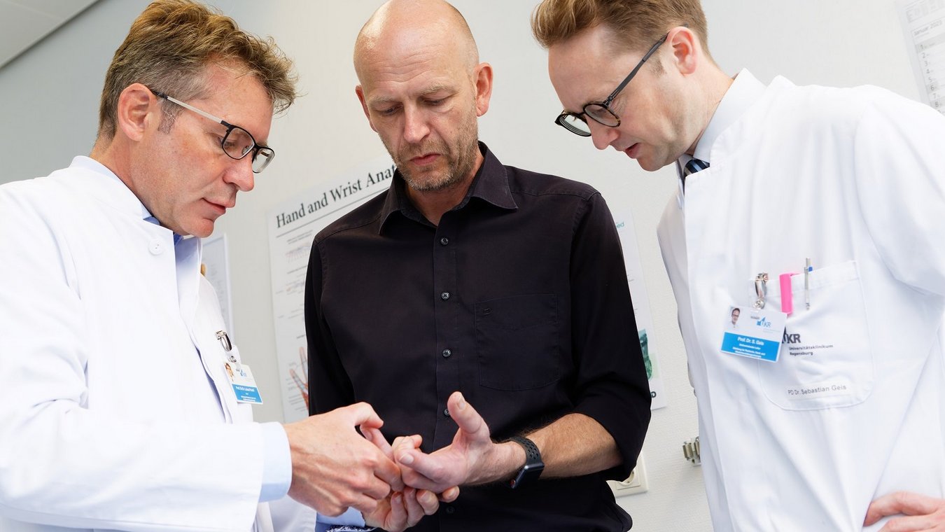 UKR, Uniklinikum Regensburg, Universitätsklinikum Regensburg, PHW, Plastische, Hand- und Wiederherstellungschirurgie, Fingerreplantation
