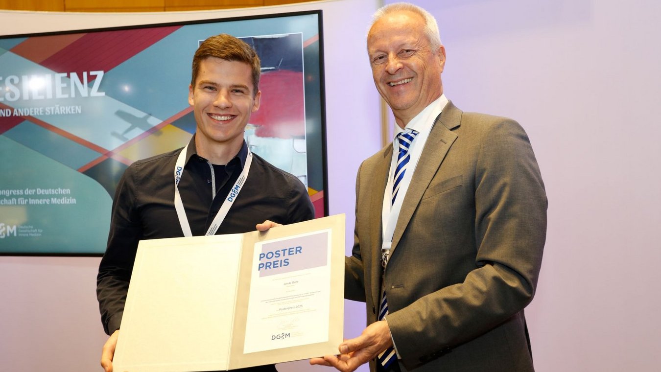 Posterpreis Jonas Dörr, Universitätsklinikum Regensburg