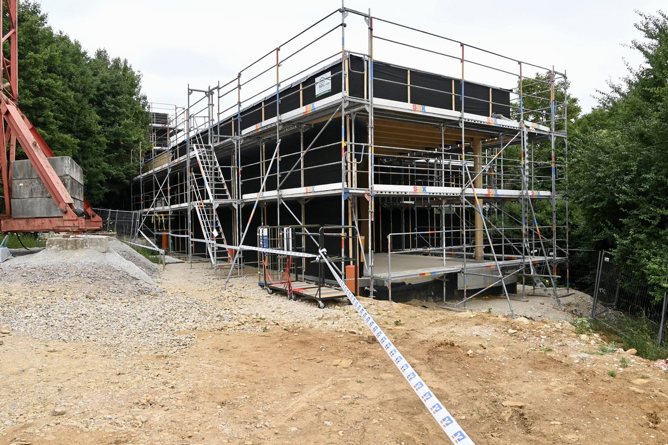 Baustelle Bewegungszentrum Baustelle